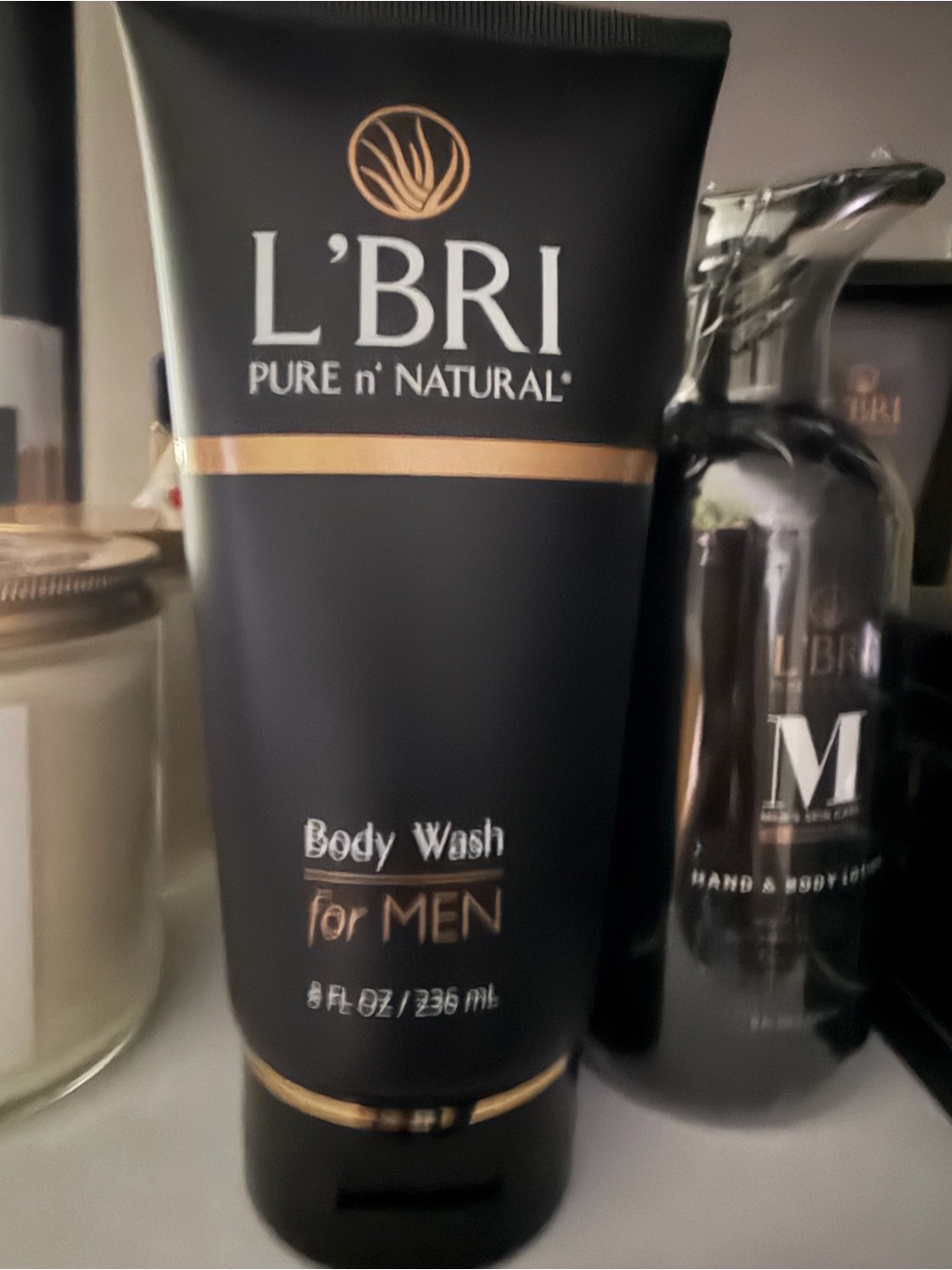 Men Body Wash — Black